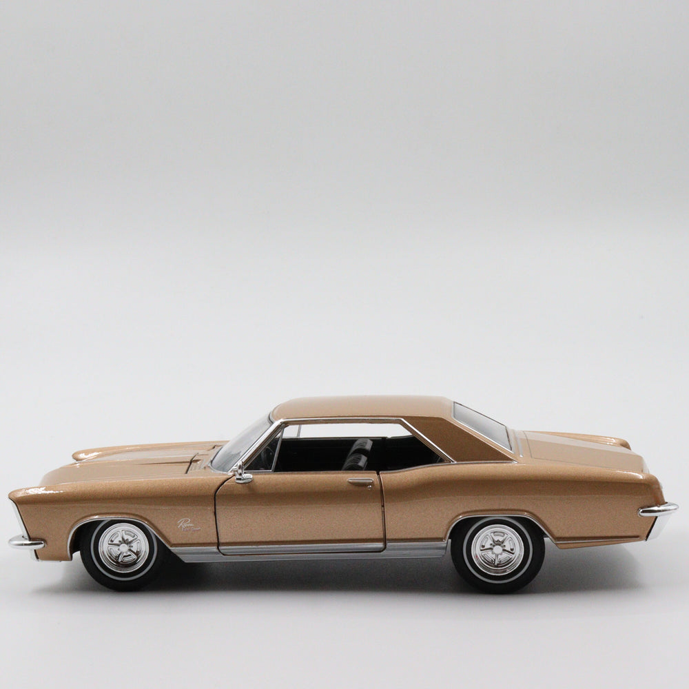 1965 Buick Riviera Gran Sport Diecast Car|Scale 1/24 Classic Car Collection|Old Model Car|Vintage Light Brown Metal Car|Gift for Dad