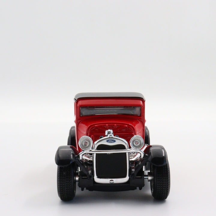 1929 Ford Model A Maisto Car|Scale 1:24 Diecast Car|Classic Vintage Car Gift for Dad|Metal Black and Red Car for Collectors|Home Decor Item