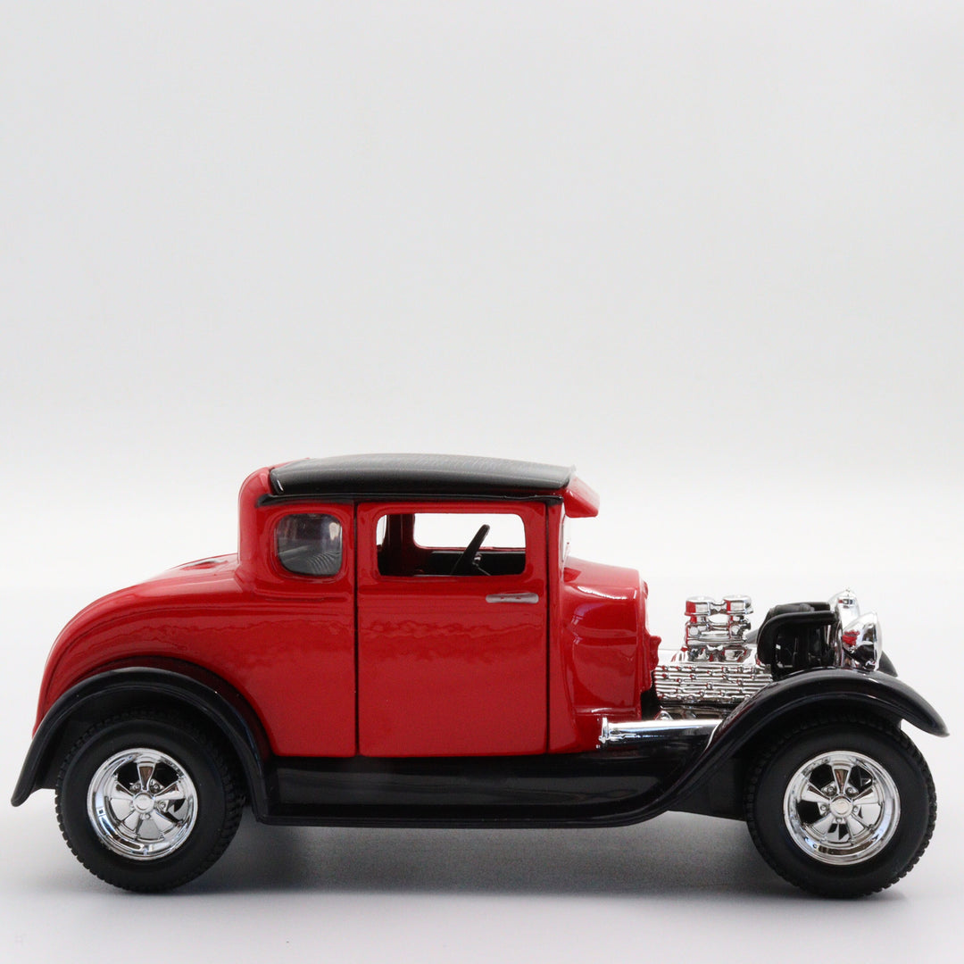 1929 Ford Model A Maisto Car|Scale 1:24 Diecast Car|Classic Vintage Car Gift for Dad|Metal Black and Red Car for Collectors|Home Decor Item
