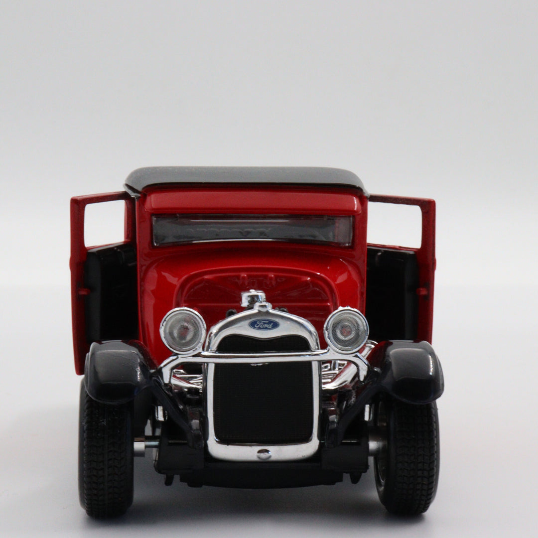 1929 Ford Model A Maisto Car|Scale 1:24 Diecast Car|Classic Vintage Car Gift for Dad|Metal Black and Red Car for Collectors|Home Decor Item