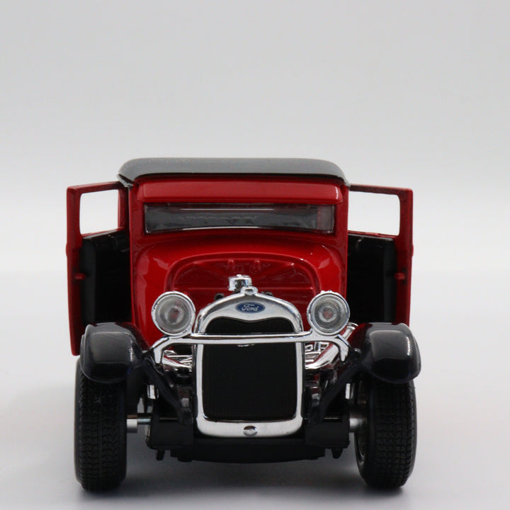 1929 Ford Model A Maisto Car|Scale 1:24 Diecast Car|Classic Vintage Car Gift for Dad|Metal Black and Red Car for Collectors|Home Decor Item