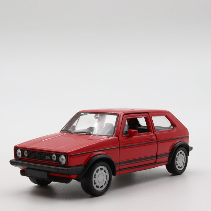 Volkswagen Golf I GTI|Red Diecast Car|Vintage Model Pull Back Car for Collectors|Classic Metal Collection Car for Father|Nostalgic Gift