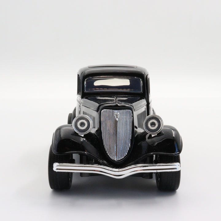 1932 Ford Coupe|Scale 1:24 Diecast Vintage Model Car|Classic Old Car|Collectible Metal Black Car for Collectors|Nostalgic Gift for Grandad