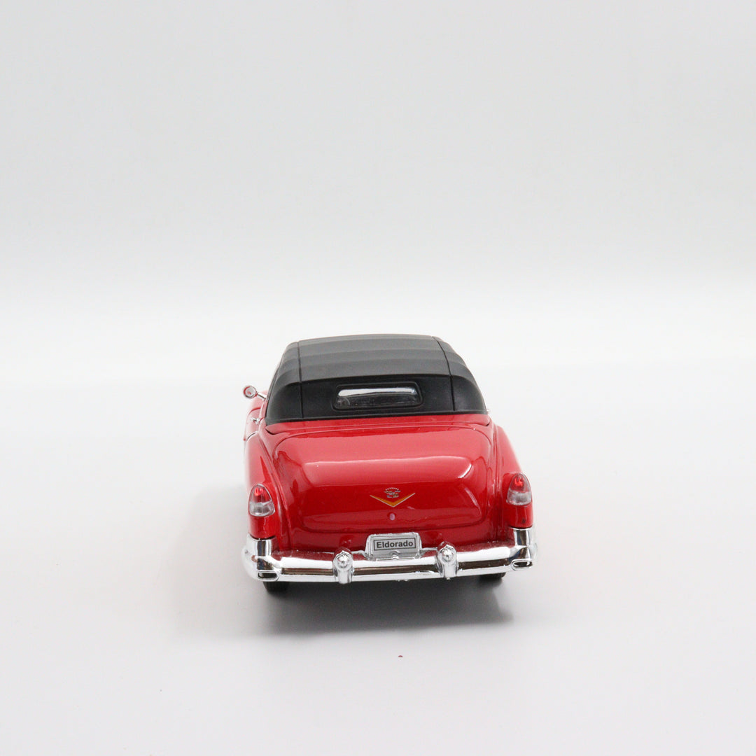 Welly 1953 Cadillac Eldorado|Scale 1:24 Diecast Vintage Car|Classic Model Car|Collectible Metal Red Car for Collectors|Birthday Gift for Dad