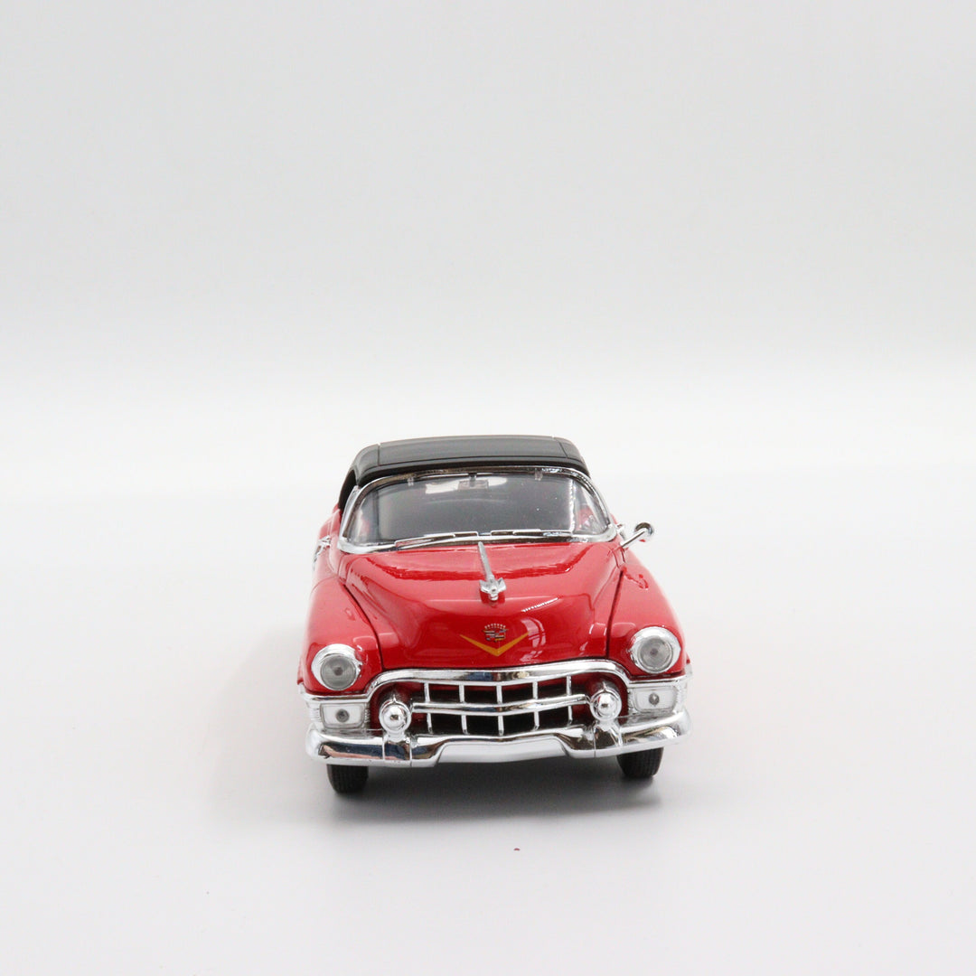 Welly 1953 Cadillac Eldorado|Scale 1:24 Diecast Vintage Car|Classic Model Car|Collectible Metal Red Car for Collectors|Birthday Gift for Dad