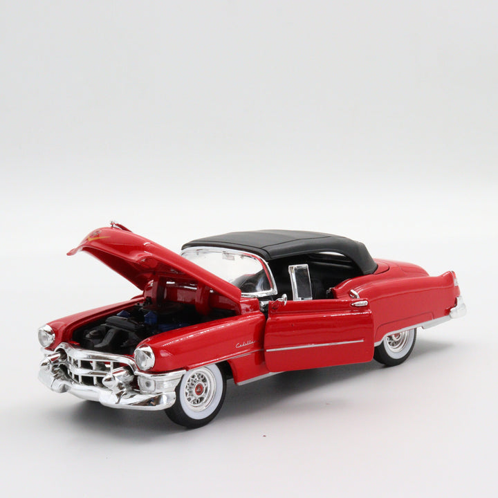 Welly 1953 Cadillac Eldorado|Scale 1:24 Diecast Vintage Car|Classic Model Car|Collectible Metal Red Car for Collectors|Birthday Gift for Dad