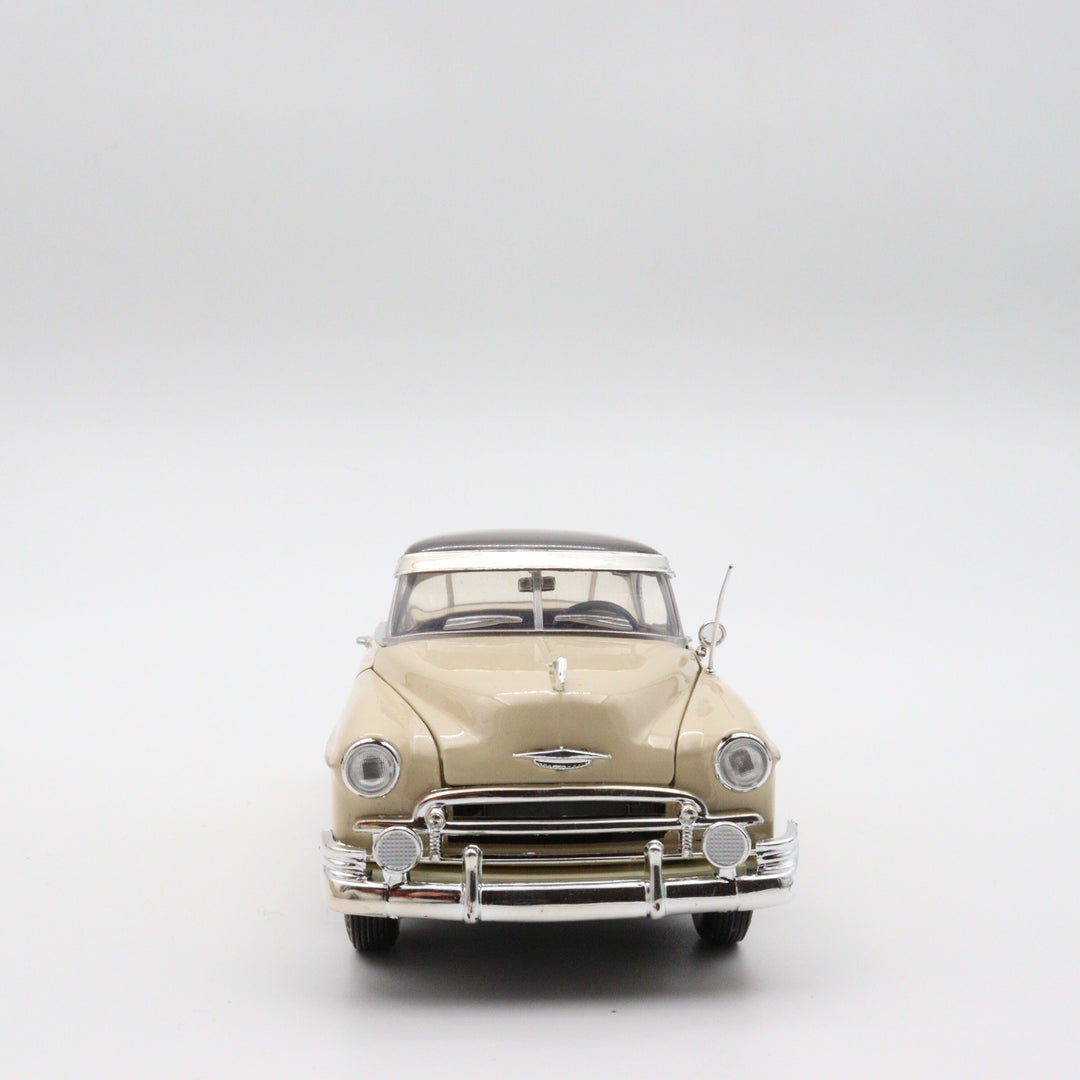 1950 Chevrolet Belair|Scale 1/24 Beige Diecast Car|Vintage Model Old Car for Collectors|Classic Metal Car for Collection|Fathers Day Gift