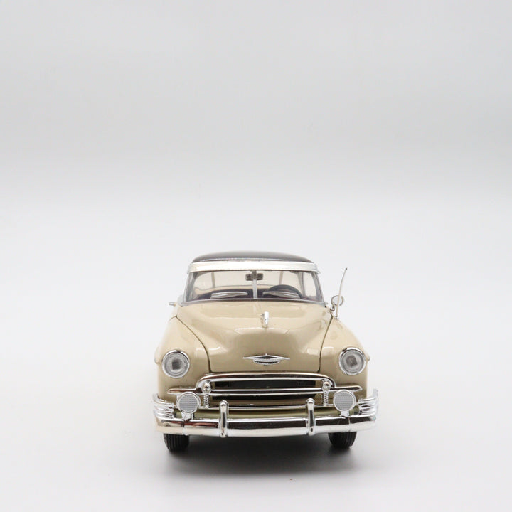 1950 Chevrolet Belair|Scale 1/24 Beige Diecast Car|Vintage Model Old Car for Collectors|Classic Metal Car for Collection|Fathers Day Gift
