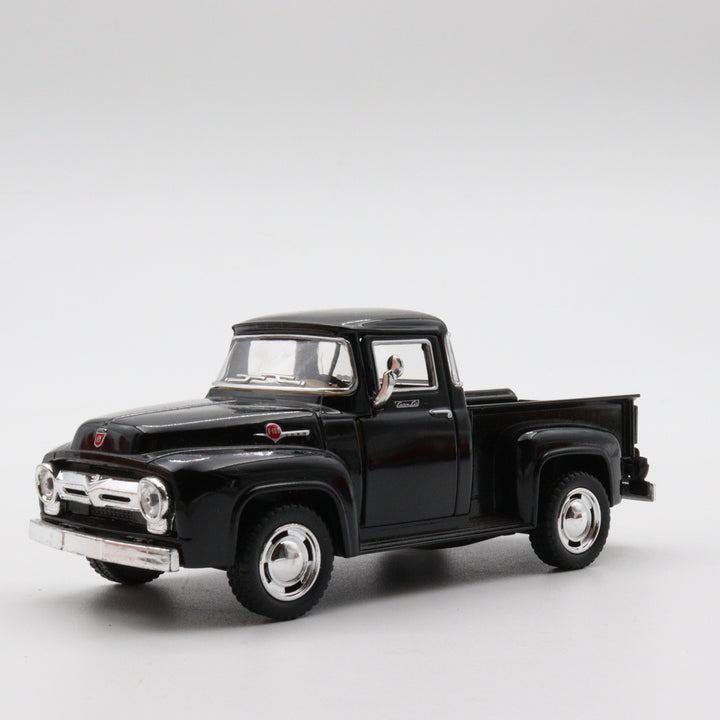 1956 Ford F-100 Pickup Model Car|Scale 1/38 Diecast Car|Vintage Model Black Car for Collectors|Classic Metal Collection Car|Fathers Day Gift