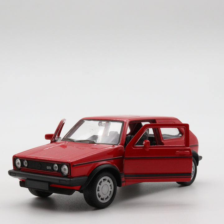 Volkswagen Golf I GTI|Red Diecast Car|Vintage Model Pull Back Car for Collectors|Classic Metal Collection Car for Father|Nostalgic Gift
