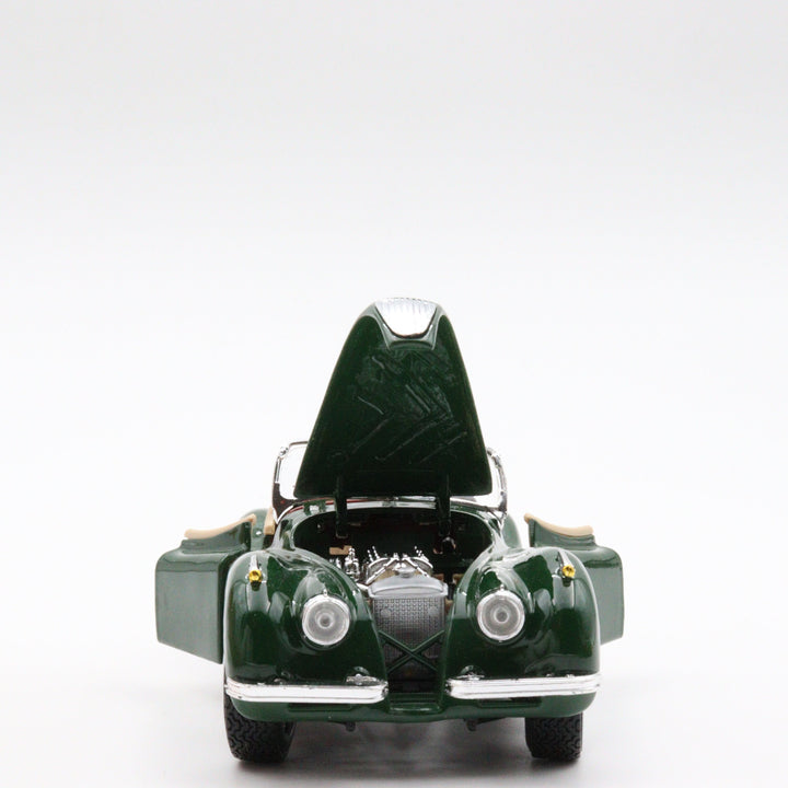 Jaguar XK 120|Scale 1/24 Green Diecast Car|Vintage Collectible Model Car for Collectors|Classic Metal Collection Car|Nostalgic Gift for Dad