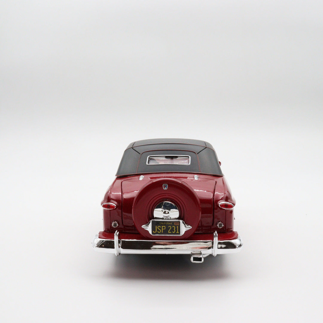 Maisto 1950 Ford Model Car|Scale 1/18 Red Diecast Car|Vintage Model Car for Collectors|Classic Metal Collection Car and Toy|Gift for Father