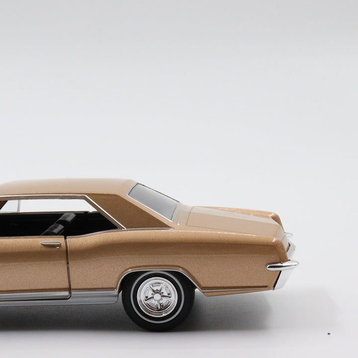 1965 Buick Riviera Gran Sport Diecast Car|Scale 1/24 Classic Car Collection|Old Model Car|Vintage Light Brown Metal Car|Gift for Dad