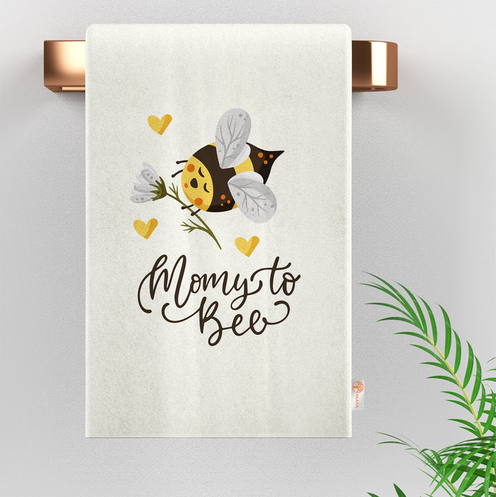 Cute Bee Hand Towel|Honey Dishcloth|Beehive Print Hand Towel|Bee Dish Cloth|Eco-Friendly Rag|Soft Cleaning Towel|Kitchen Gift For Her