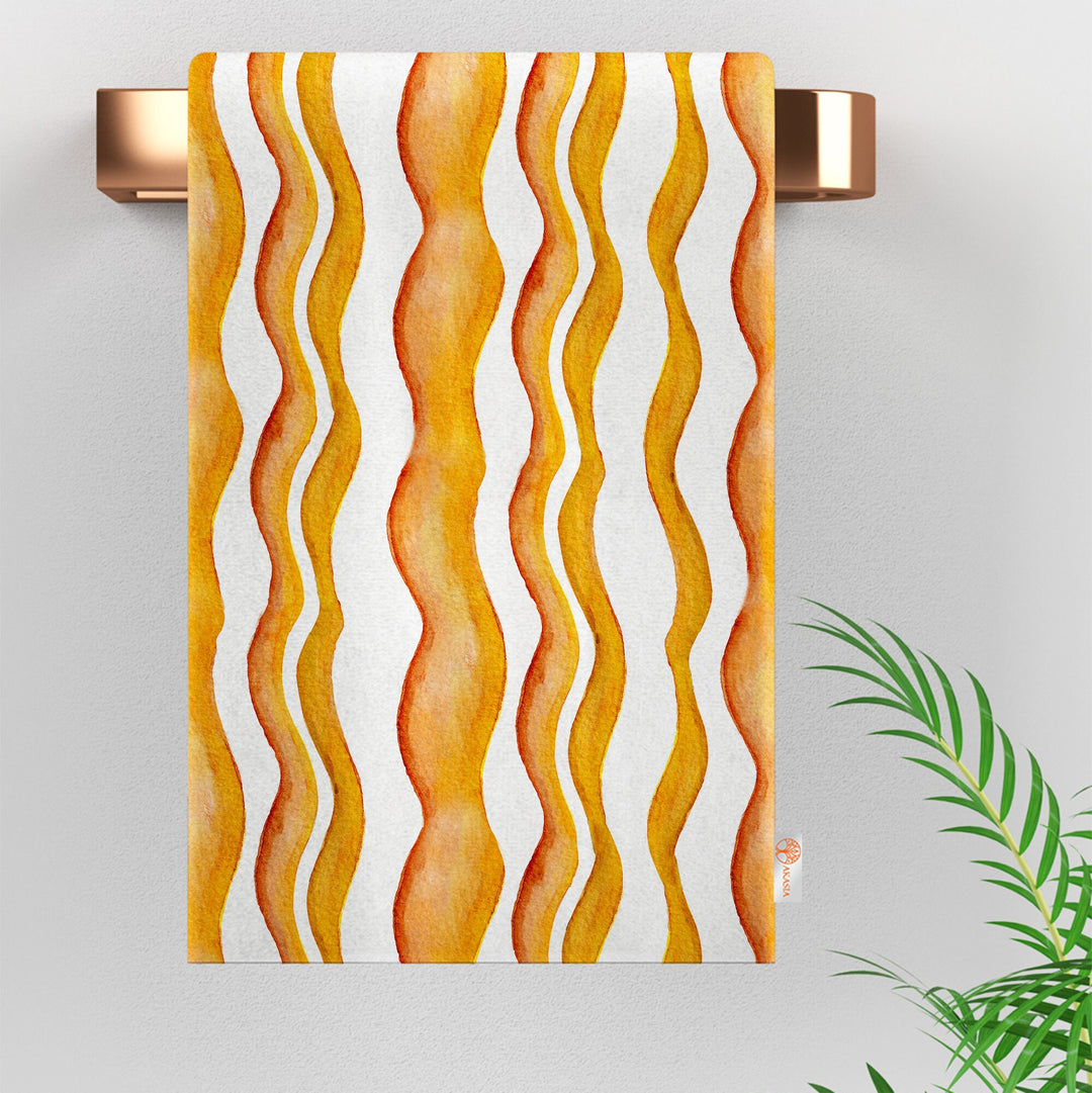 Abstract Tea Towel|Boho Hand Towel|Modern Dish Cloth|Eco-Friendly Art Deco Towel|Abstract Dishcloth|Gift For Her|Soft Cleaning Cloth