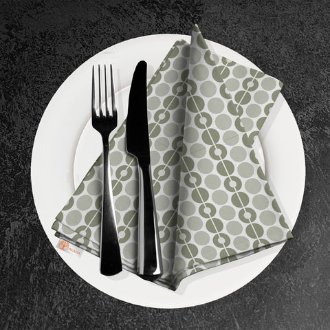 Mid Century Napkin|Abstract Geometric Napkin|Boho Cloth Serviette|Plaid Handkerchief|Farmhouse Table|Reusable Tableware|Pastel Color Napkin