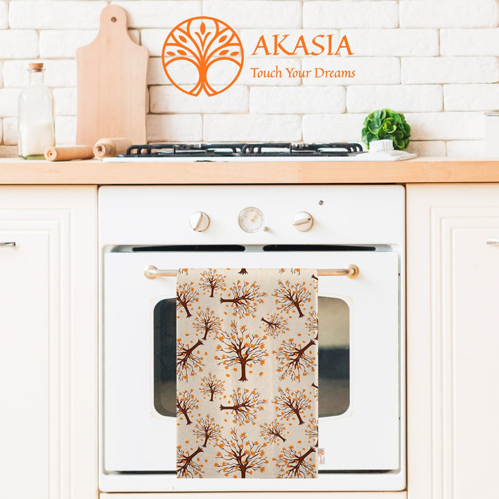 16x24 Fall Trend Tea Towel|Pumpkin Dishcloth|Gnome Hand Towel|Squirrel Towel|Kitchen Cleaning Cloth|Dust Remover|Cost-Effective Rag