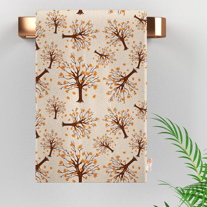 16x24 Fall Trend Tea Towel|Pumpkin Dishcloth|Gnome Hand Towel|Squirrel Towel|Kitchen Cleaning Cloth|Dust Remover|Cost-Effective Rag