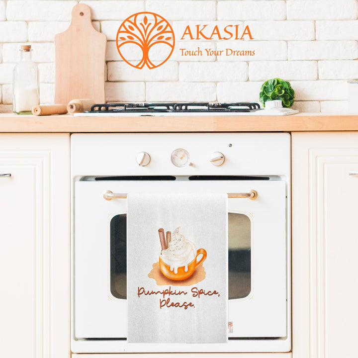 Fall Trend Tea Towel|Autumn Hand Towel|Pumpkin Dishcloth|Thanksgiving Towel|Kitchen Cleaning Cloth|Dust Remover|Cost-Effective Rag