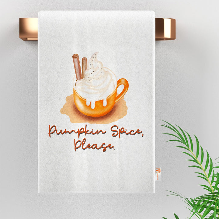 Fall Trend Tea Towel|Autumn Hand Towel|Pumpkin Dishcloth|Thanksgiving Towel|Kitchen Cleaning Cloth|Dust Remover|Cost-Effective Rag