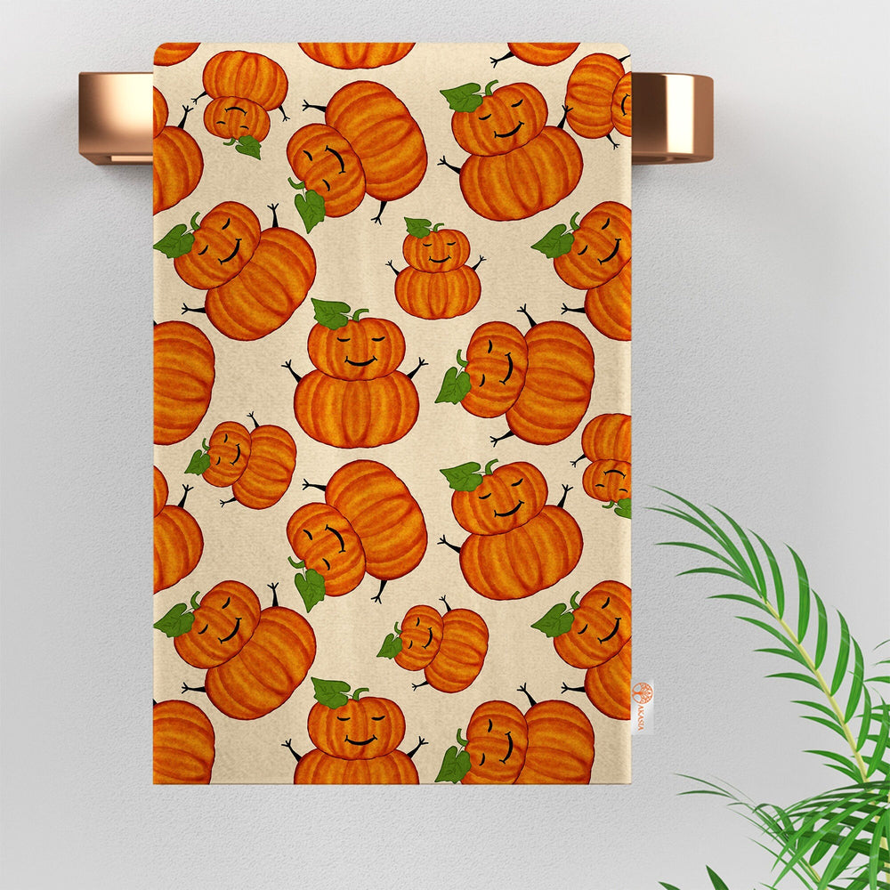 16x24 Fall Trend Tea Towel|Pumpkin Dishcloth|Gnome Hand Towel|Squirrel Towel|Kitchen Cleaning Cloth|Dust Remover|Cost-Effective Rag