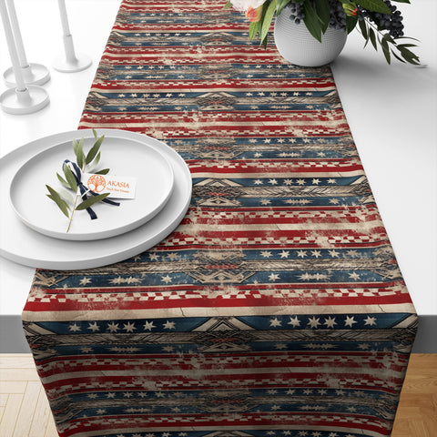 16x50 Rug Design Table Runner|Terracotta Table Top|Aztec Home Decor|Farmhouse Kitchen Tablecloth|Decorative Authentic Runner