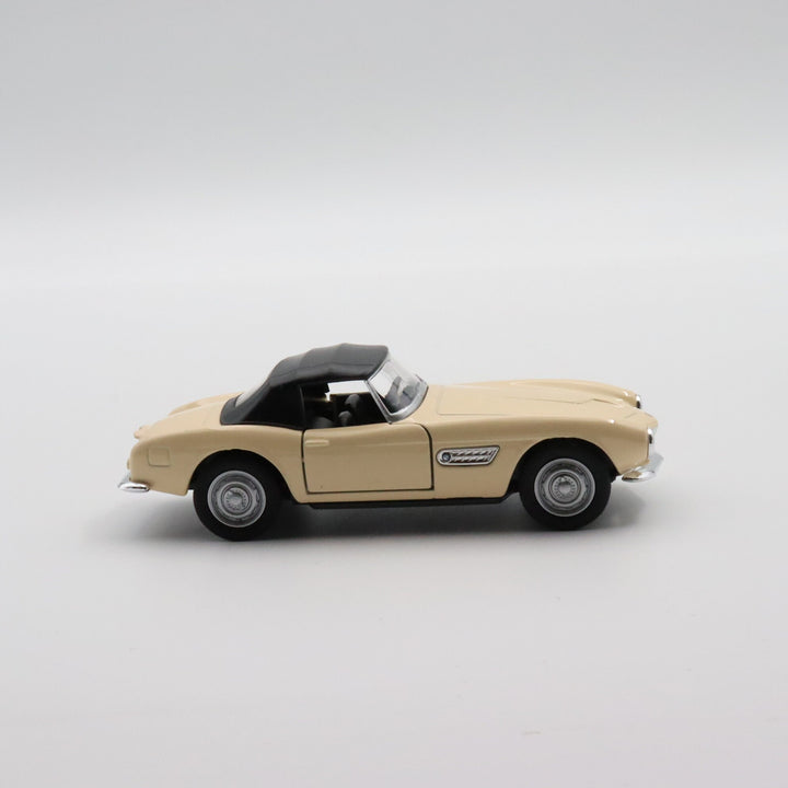 Welly 1956 BMW 507|Diecast Model Car for Collectors|Vintage Model Cream Color Car|Classic Old Metal Two Door Coupe Car|Father Christmas Gift