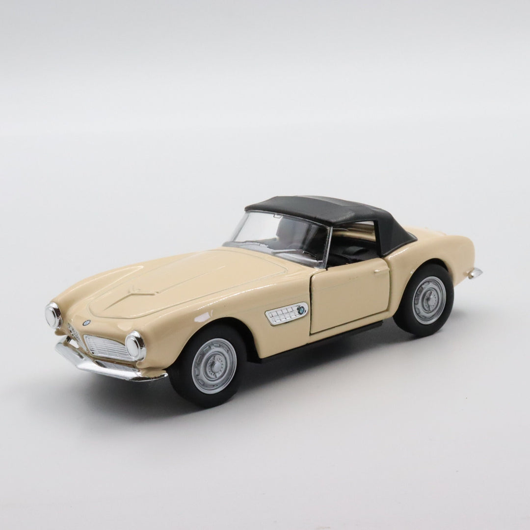 Welly 1956 BMW 507|Diecast Model Car for Collectors|Vintage Model Cream Color Car|Classic Old Metal Two Door Coupe Car|Father Christmas Gift