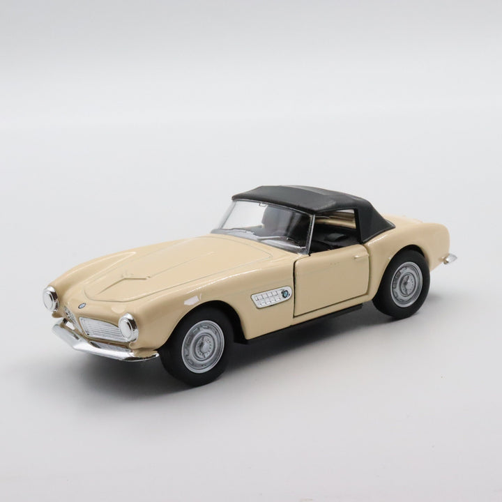 Welly 1956 BMW 507|Diecast Model Car for Collectors|Vintage Model Cream Color Car|Classic Old Metal Two Door Coupe Car|Father Christmas Gift