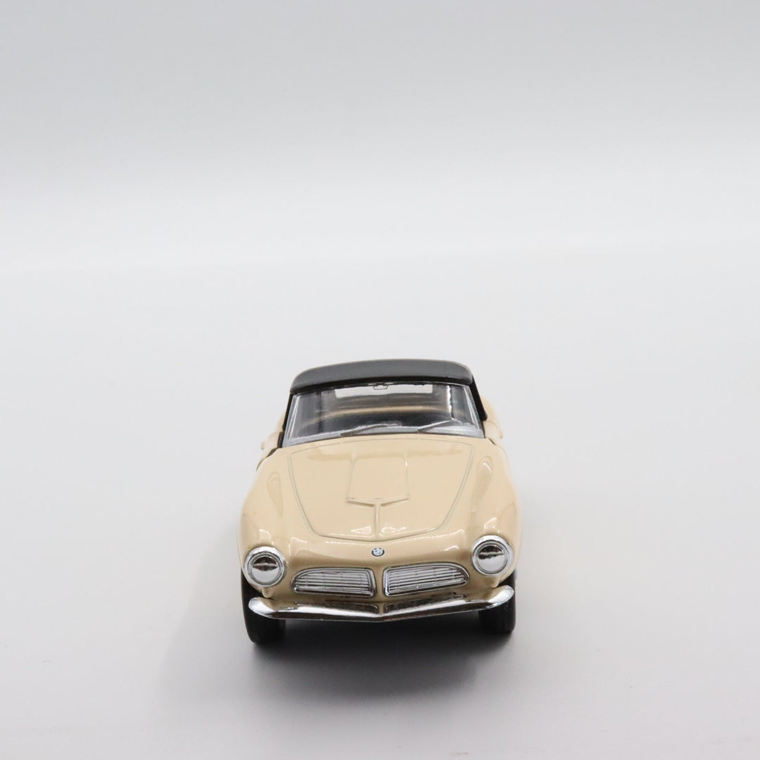 Welly 1956 BMW 507|Diecast Model Car for Collectors|Vintage Model Cream Color Car|Classic Old Metal Two Door Coupe Car|Father Christmas Gift