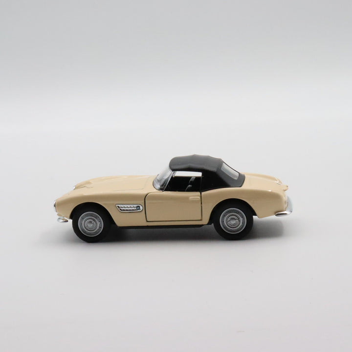 Welly 1956 BMW 507|Diecast Model Car for Collectors|Vintage Model Cream Color Car|Classic Old Metal Two Door Coupe Car|Father Christmas Gift