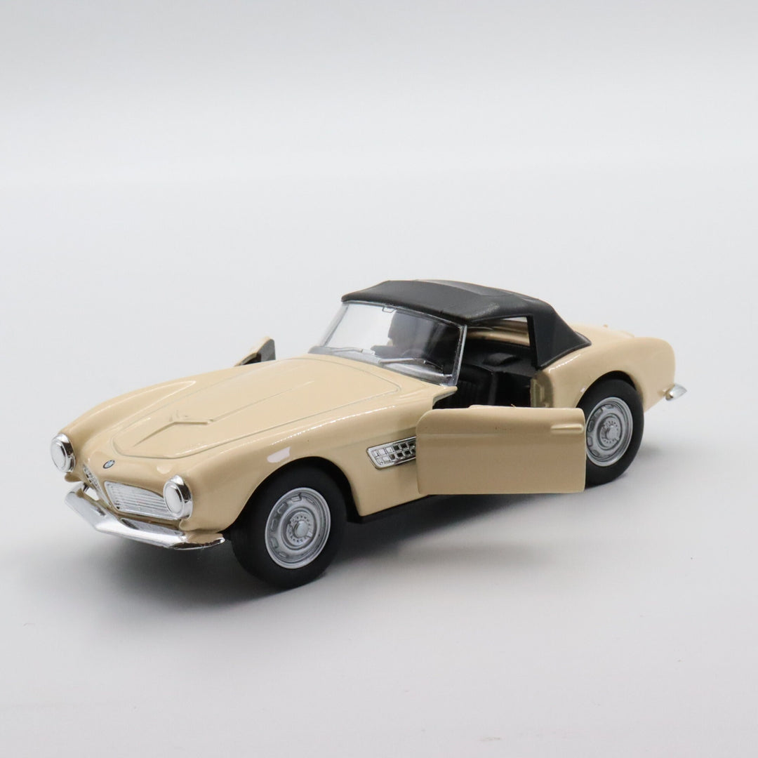 Welly 1956 BMW 507|Diecast Model Car for Collectors|Vintage Model Cream Color Car|Classic Old Metal Two Door Coupe Car|Father Christmas Gift