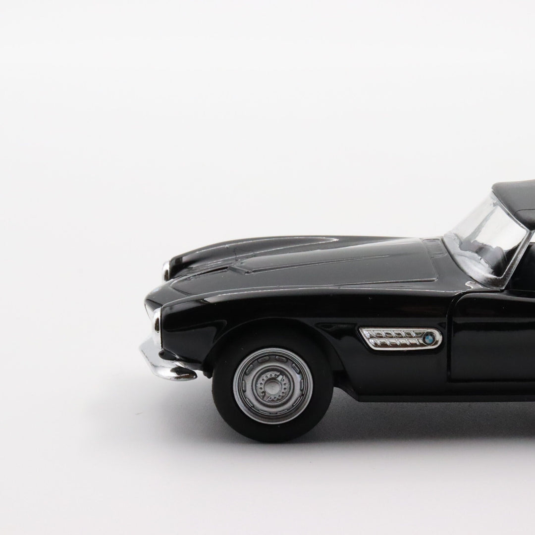 Welly 1956 BMW 507 Model Car|Diecast Car for Collectors|Classic Two Door Car|Coupe Pull Back Car Toy for Boys|Metal Black Car|Gift for Dad