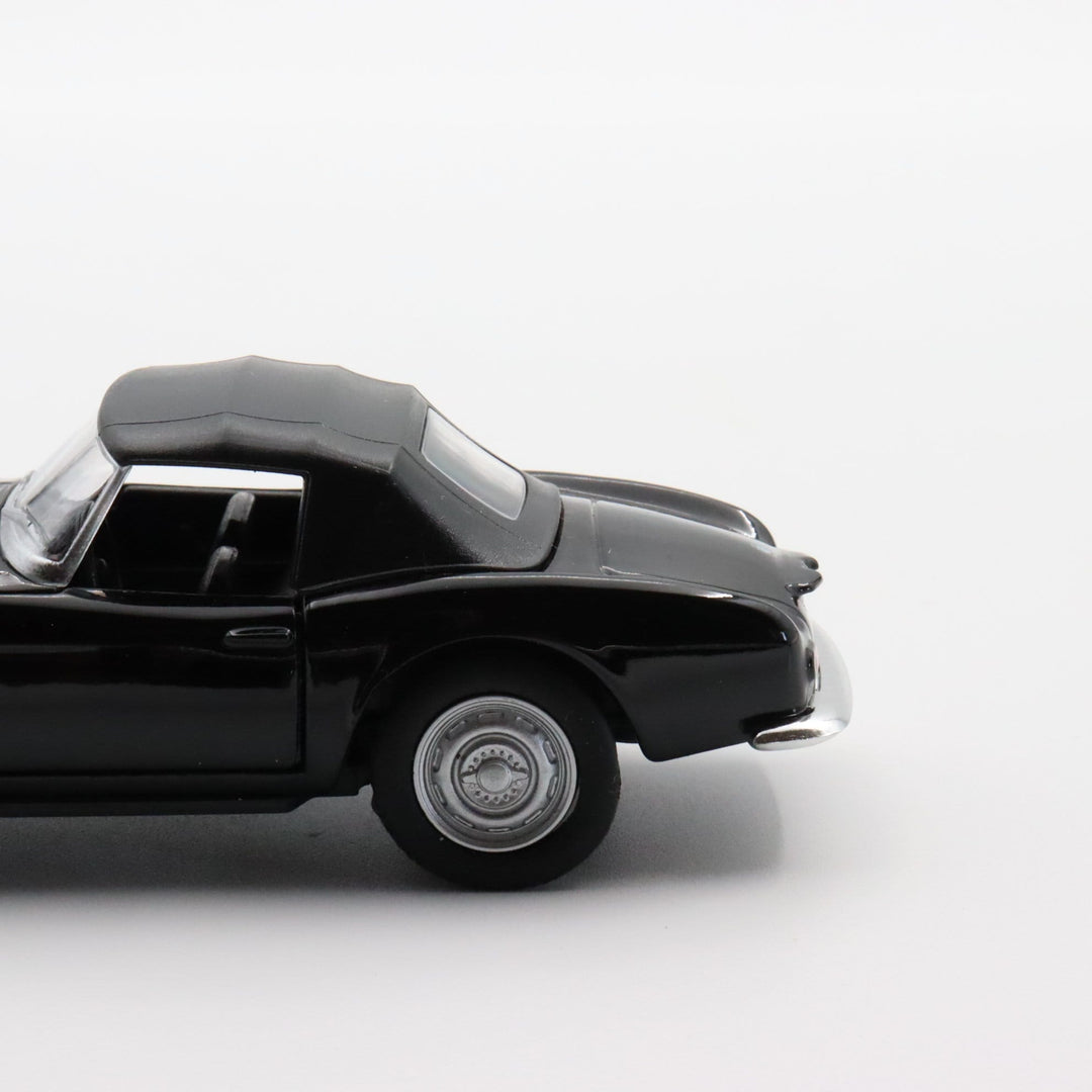 Welly 1956 BMW 507 Model Car|Diecast Car for Collectors|Classic Two Door Car|Coupe Pull Back Car Toy for Boys|Metal Black Car|Gift for Dad