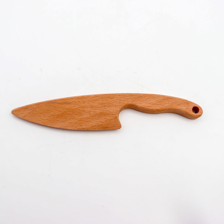 Wooden Cutting Board and Safe Knives|Educational Wooden Play Kitchen Utensils|Wooden Toy ChoppingTools for Kid|Montessori Play Kitchen Tools
