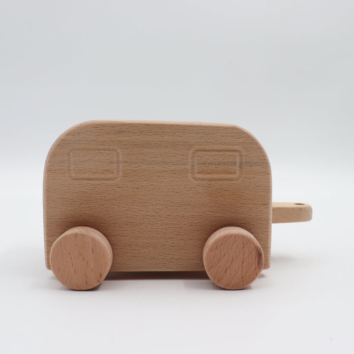 Wooden Caravan Piggy Bank|Wooden Handmade Coin Bank|Rustic Money Saving Duo|Money Box Car Toy for Kid|Baby Shower Gift|Xmas Gift
