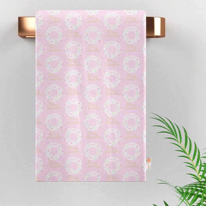 Xmas Cleaning Rag|Snowflake Hand Towel|Pale Color Kitchen Towel|Pine Tree Dish Cloth|Winter Dishcloth|Christmas Tea Towel|Candy Cane Rag