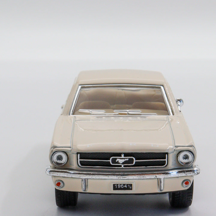 1964 Ford Mustang|Scale 1:36 Diecast Vintage Car|Classic Model Car|Collectible Metal White Car for Collectors|Gift for Dad|Office Accesories