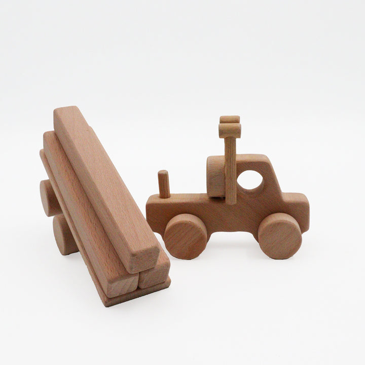Wooden Educational Truck Toy|Toddler Push Toy|Montessori Natural Wood Toy|Gift fot Toddlers|Montessori Natural Toy Gift For Kids|Baby Shower