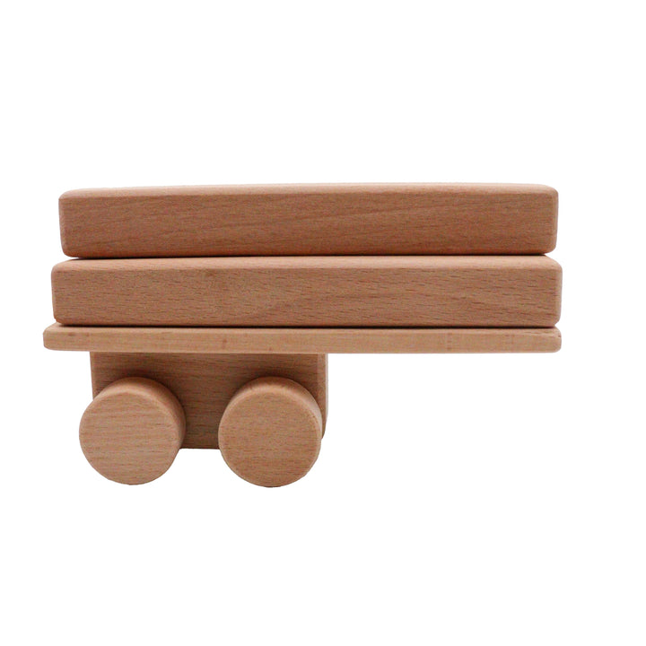 Wooden Educational Truck Toy|Toddler Push Toy|Montessori Natural Wood Toy|Gift fot Toddlers|Montessori Natural Toy Gift For Kids|Baby Shower