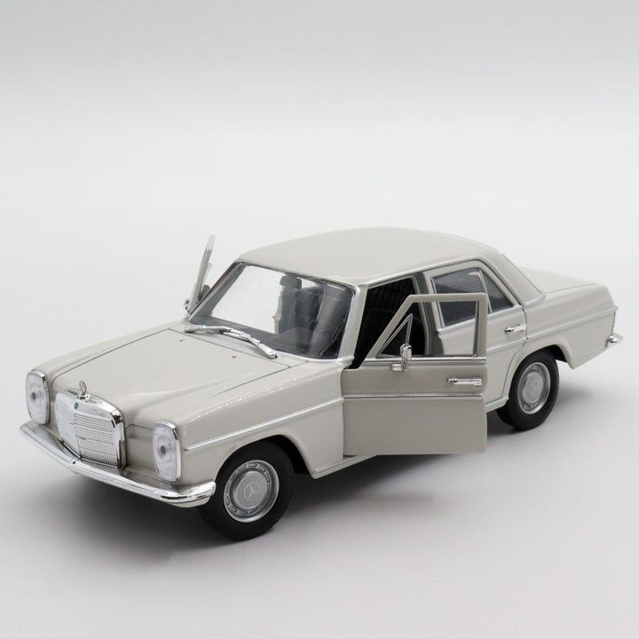 Welly Mercedes Benz 220 Model Car|Vintage Model Collectible Car|Old Classic White Metal Model Toy|Scale 1/24 Diecast Car Collection for Men