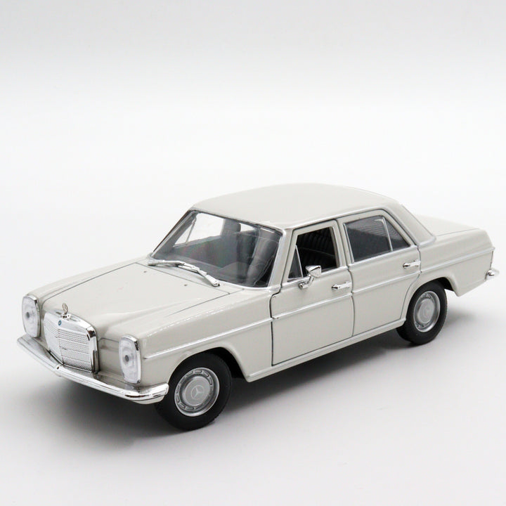 Welly Mercedes Benz 220 Model Car|Vintage Model Collectible Car|Old Classic White Metal Model Toy|Scale 1/24 Diecast Car Collection for Men