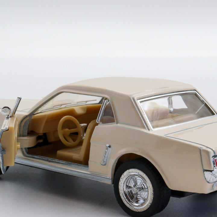 1964 Ford Mustang|Scale 1:36 Diecast Vintage Car|Classic Model Car|Collectible Metal White Car for Collectors|Gift for Dad|Office Accesories
