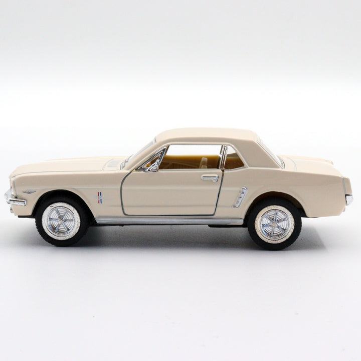 1964 Ford Mustang|Scale 1:36 Diecast Vintage Car|Classic Model Car|Collectible Metal White Car for Collectors|Gift for Dad|Office Accesories