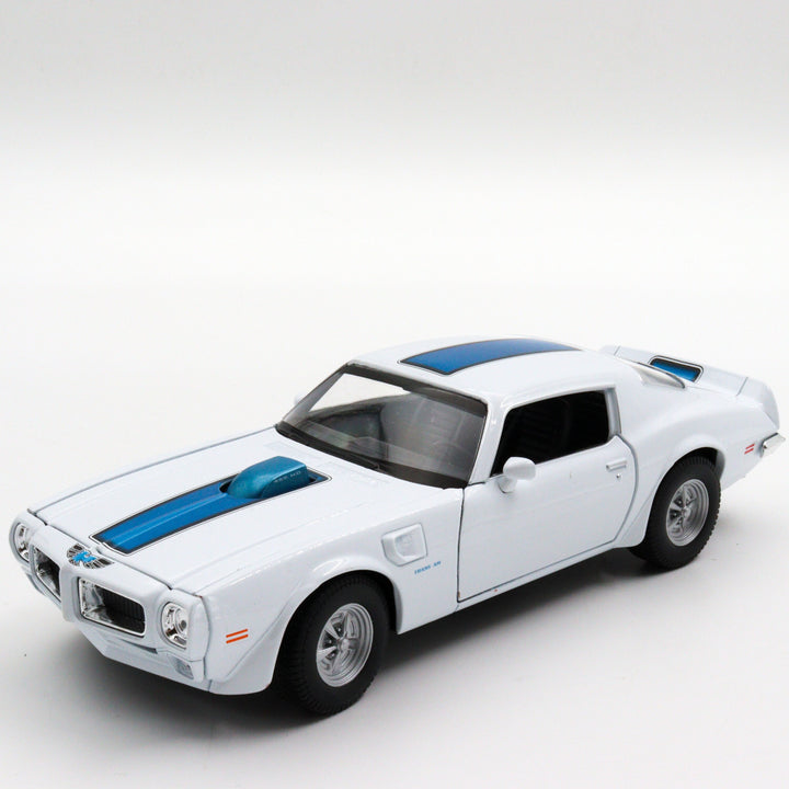 1970 Pontiac Firebird|Scale 1/24 Vintage Diecast for Collectors|Classic Model Car|Collectible Metal Car|Old White Car|Nostalgic Gift for Dad