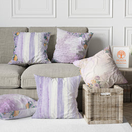 Floral Music Pillow Cover|Art Pillow Case|Musical Note Cushion Case|Decorative Cushion Cover|Boho Bedding Decor|Housewarming Gift