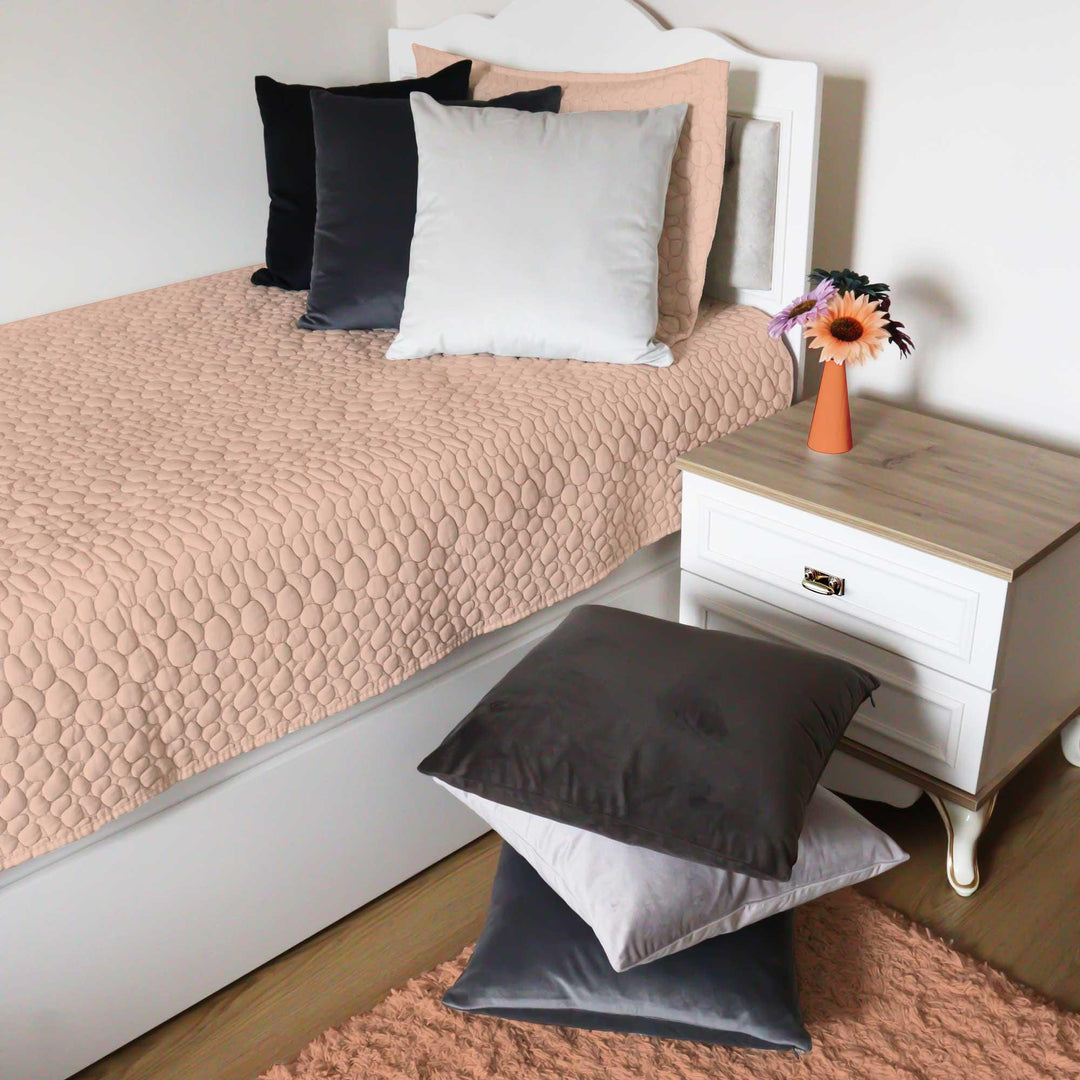 Velvet Pillow Cover|Decorative Cushion Case|Gray Cushion Case|Velvet Lumbar Pillow Case|Soft Cushion Cover|Cozy Home Decor|Gift for Her