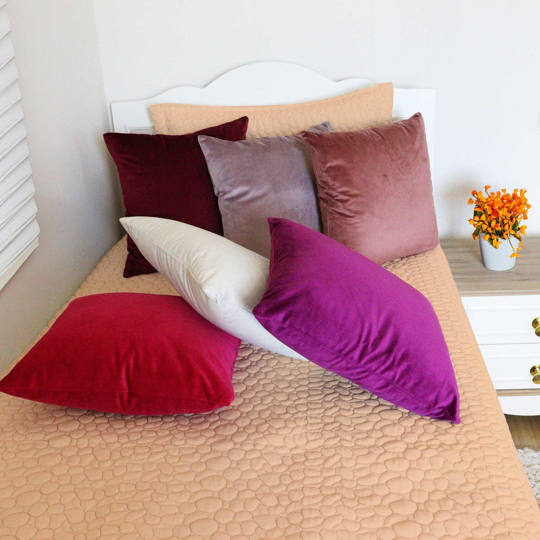 Velvet Pillow Cover|Decorative Cushion Case|Blue Cushion Case|Velvet Lumbar Pillow Case|Soft Cushion Cover|Cozy Home Decor|Gift for Her