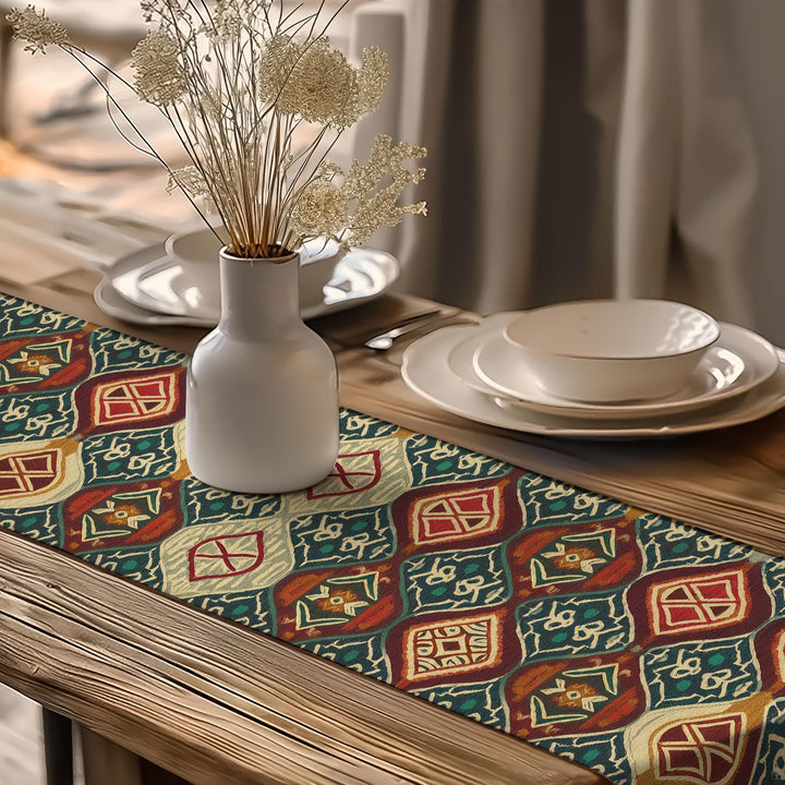 Boho Luxe Runner|Traditional Runner|Rug Design Runner|Rustic Tribal Decor|Southwestern Runner|Tribal Look Runner|Southwestern Decor