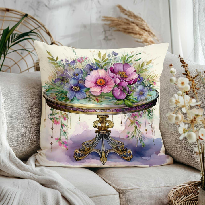 Summer Trend Cushion Cover|Floral Butterfly Cushion Case|Flower Bouquet Porch Pillowcase|Colorful Throw Pillow Cover|Farmhouse Home Gift